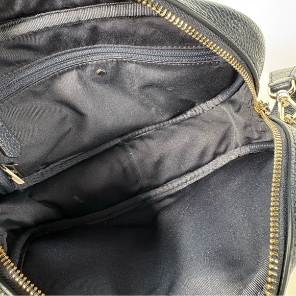 Kate Spade Astrid Striped Canvas and Leather Medium Crossbody Handbag - Picture 8 of 15